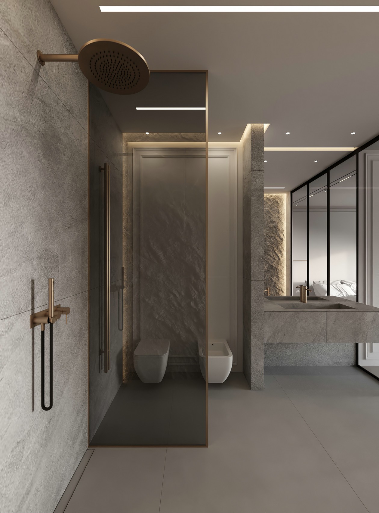 乌克兰高级灰色系公寓设计 超有范儿！-17