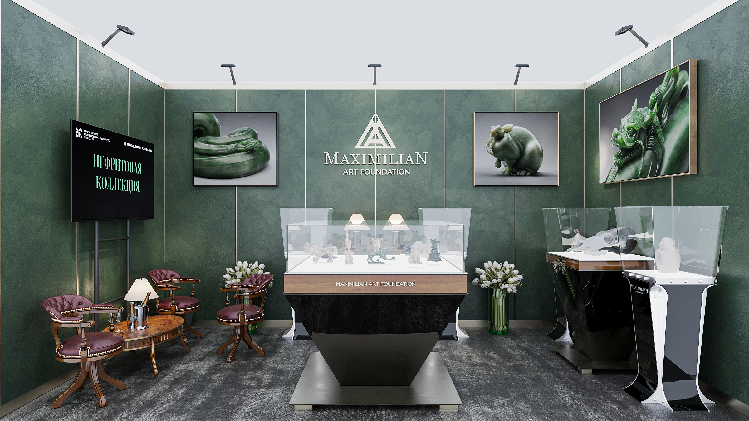 Ma·imilian Art Foundation展览展位丨俄罗斯莫斯科丨ICON desing-0