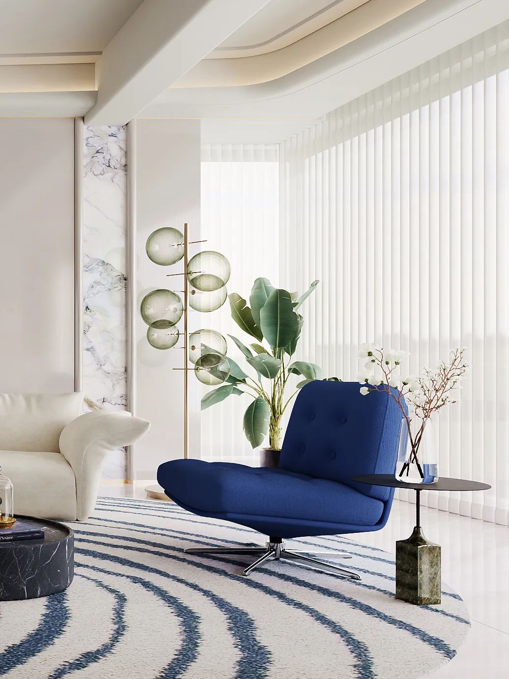 210㎡现代轻奢丨江山印·云玺丨中国阳江丨纵向·空间设计-8