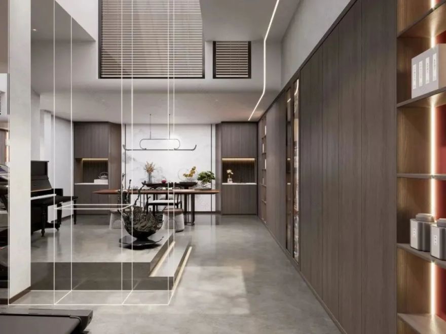 西郊风华多功能室布局丨中国上海丨浦东尚层装饰-27