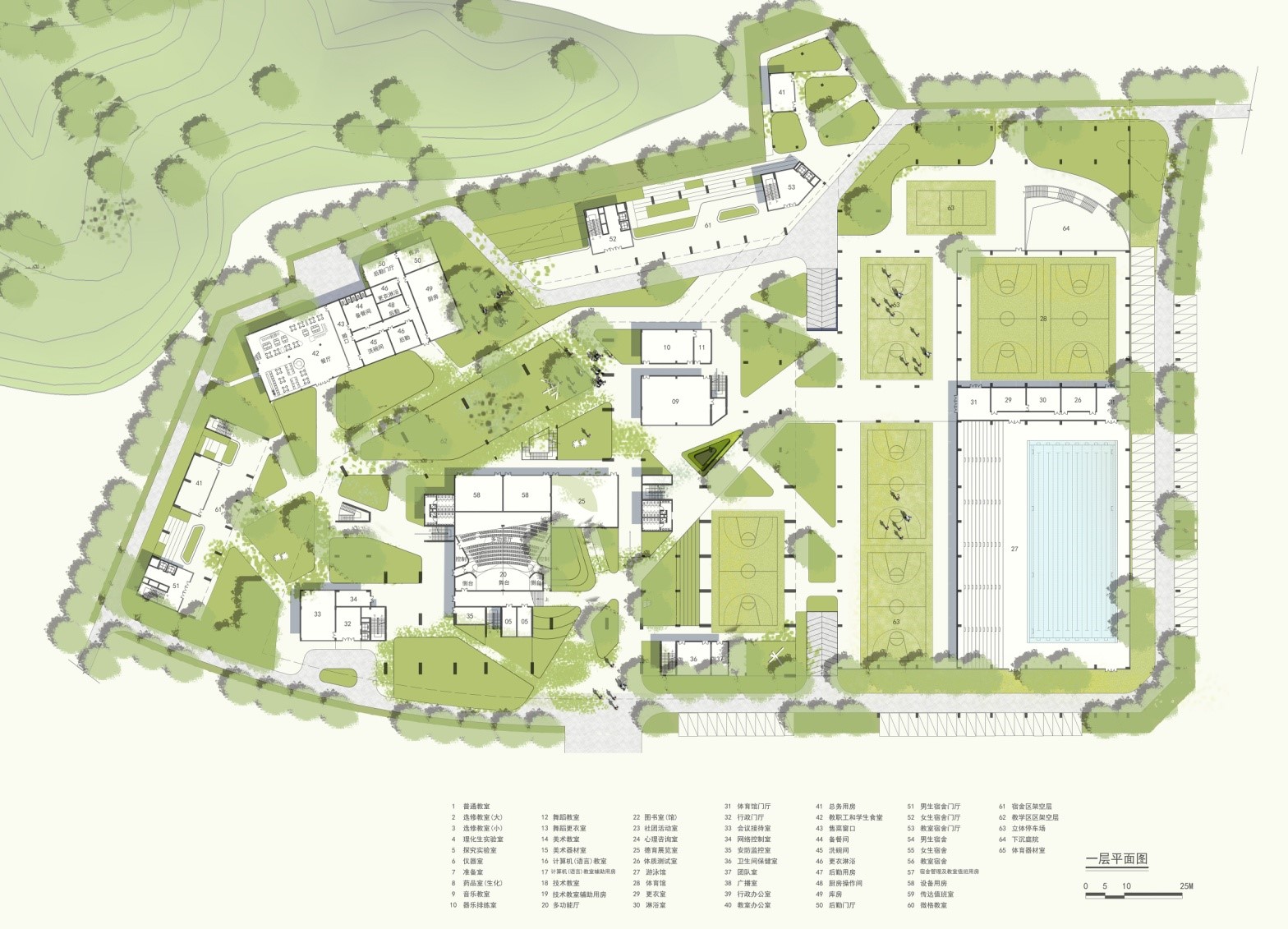深圳市第三十三高级中学新建工程丨中国深圳丨上海华都建筑规划设计有限公司（HDD）-104
