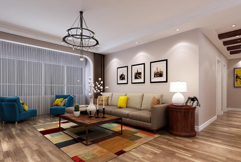 
济南万泰银丰唐郡140平美式风格案例 -5