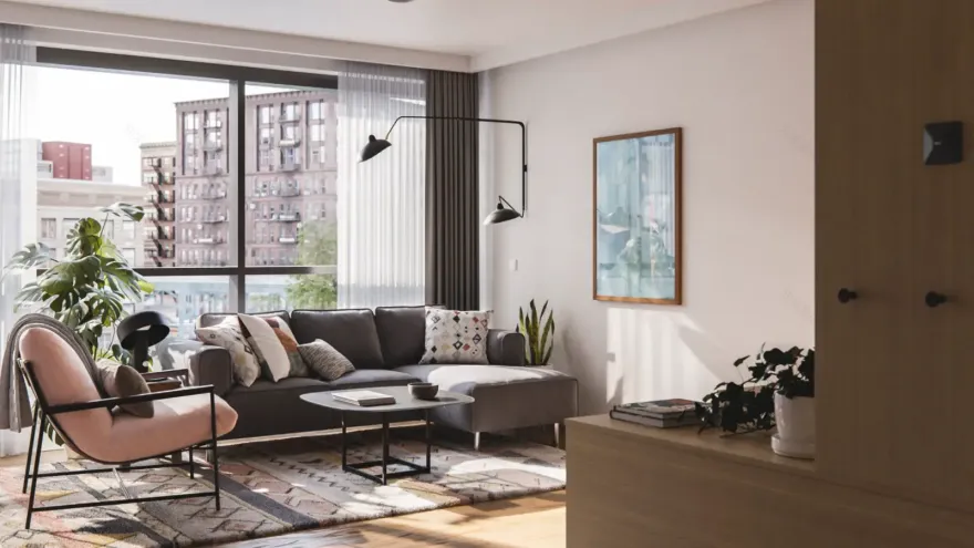 50m²工作室变卧室,智能家具解决空间难题-4