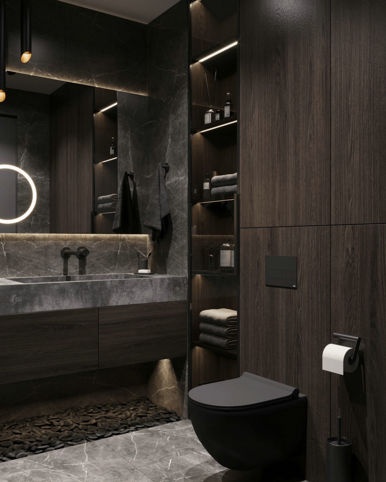 高级黑公寓 丰富极具有质感-40