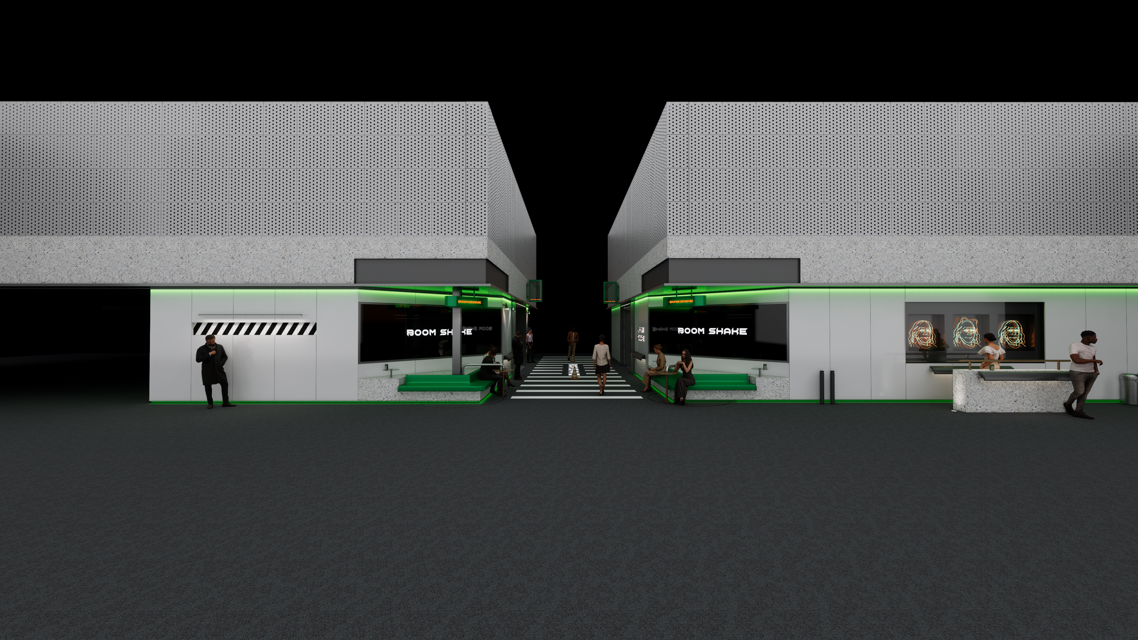 【SketchUp】建筑空间建模渲染总结 | by SU+ENS-1