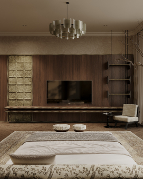 主卧室设计丨Mohammed Yossef