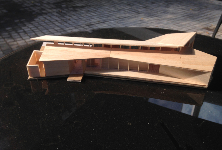 智利湖边 Y 型别墅-62