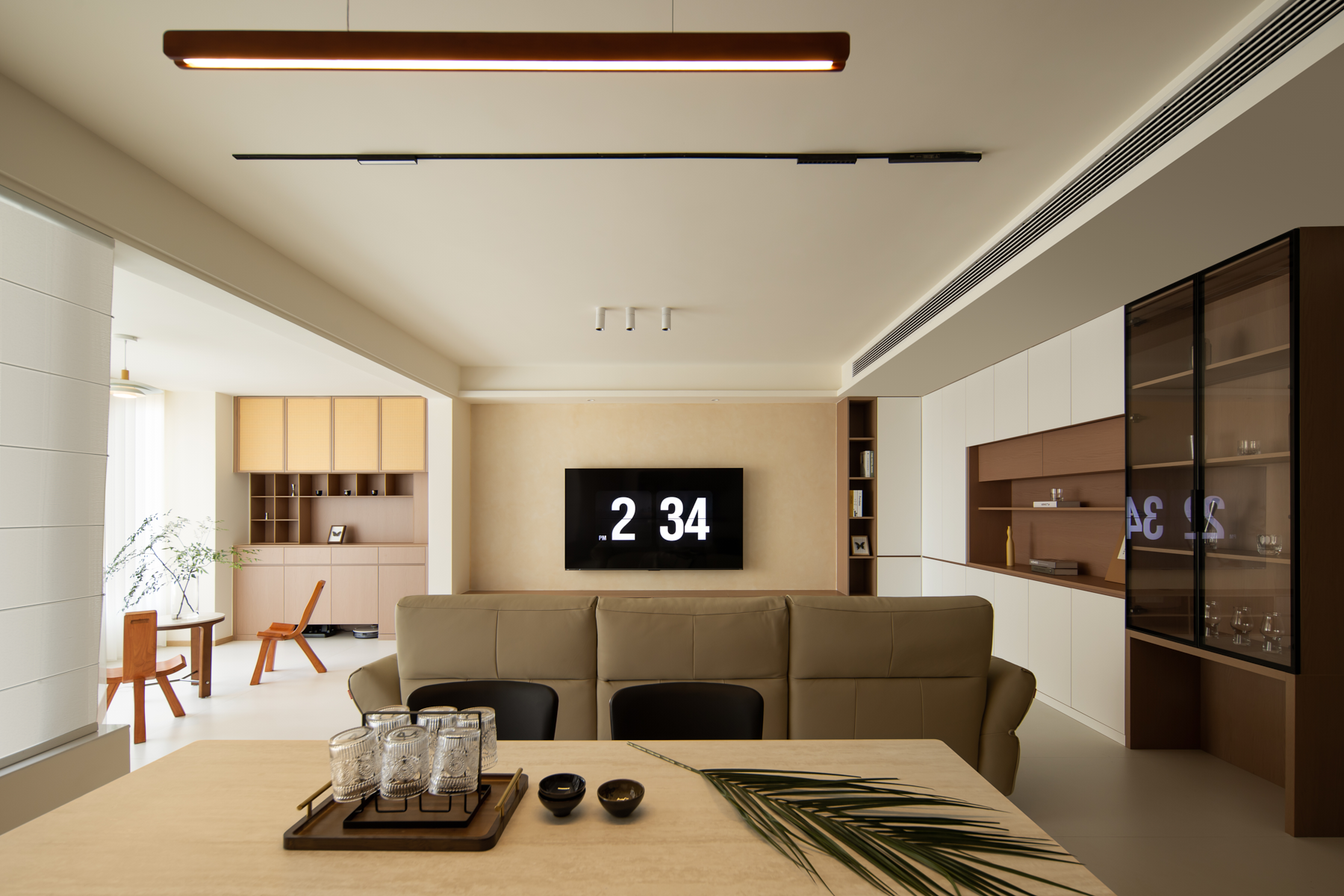 有木设计｜成都180平米现代原木风格实景案例-10