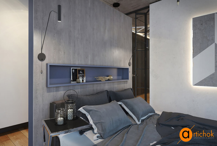 Бетон, контейнер, желтый, лофт - Art-i-chok-26