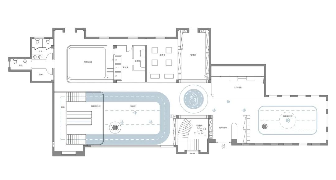 狗狗派萌宠中心丨中国杭州丨内境空间设计-50