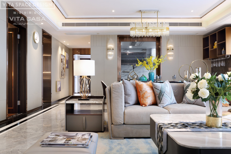 深圳宝安壹方玖誉178平私宅，现代轻奢风演绎精致生活-23
