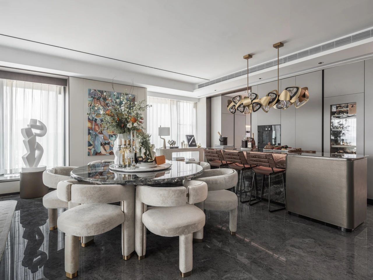 武汉二七滨江「新希望·D10 天元」奢尚社交大宅丨中国武汉丨HWCD-9