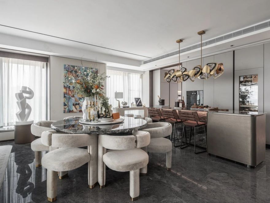 武汉二七滨江「新希望·D10 天元」奢尚社交大宅丨中国武汉丨HWCD-9