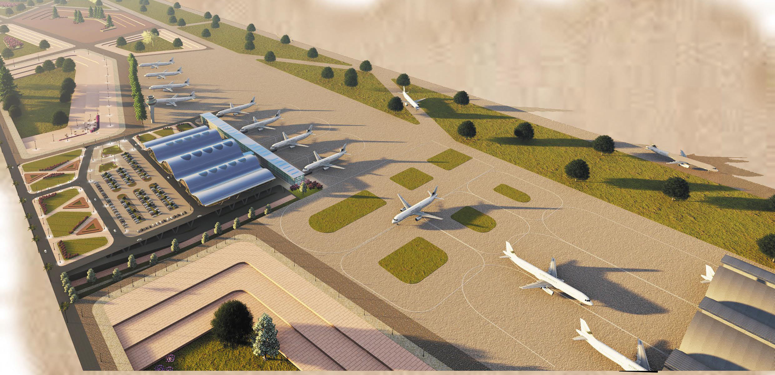 Domestic Airport in south sinai " Graduation Project"-7