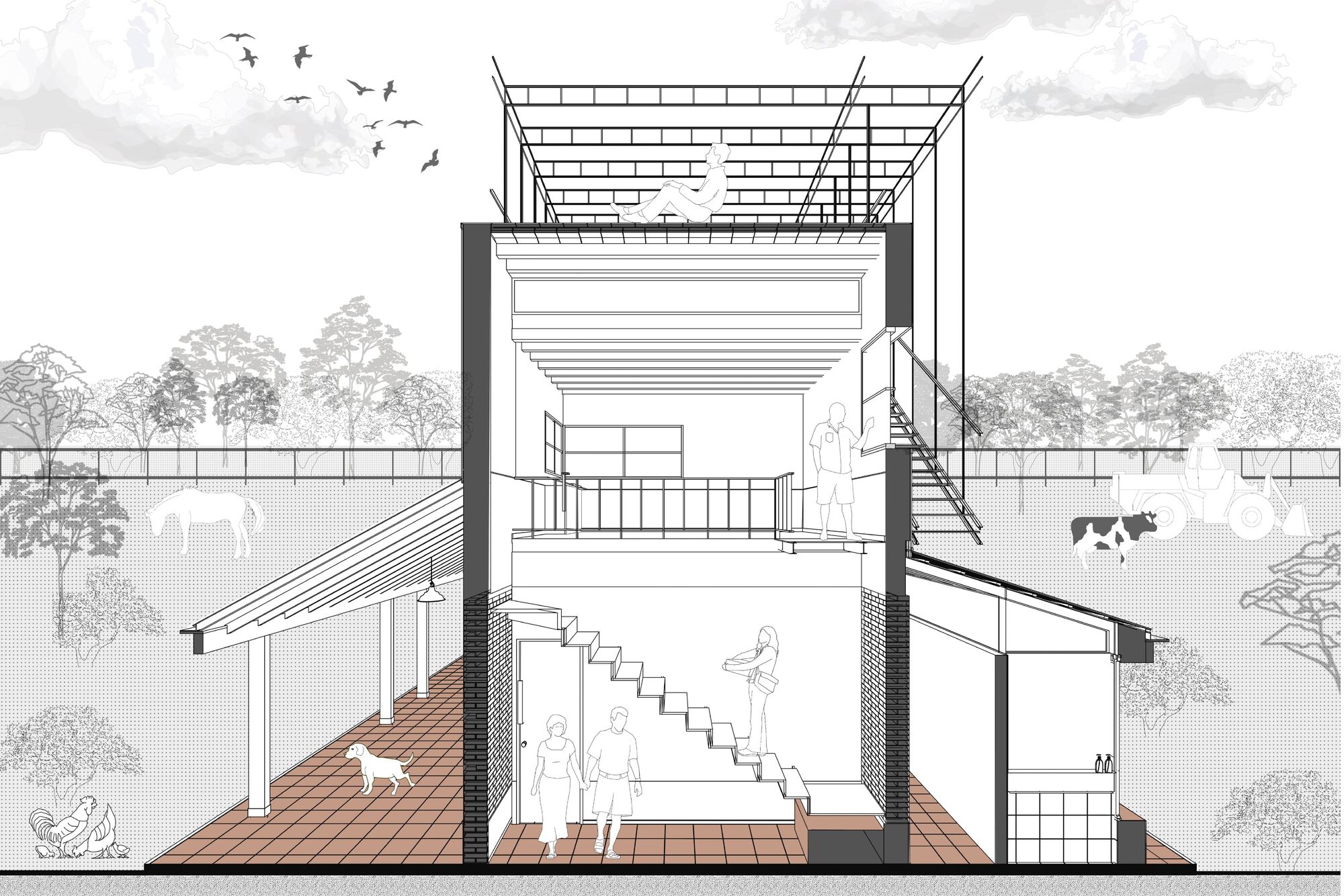 皮拉乡村住宅丨阿根廷丨DRM Arquitectura-29