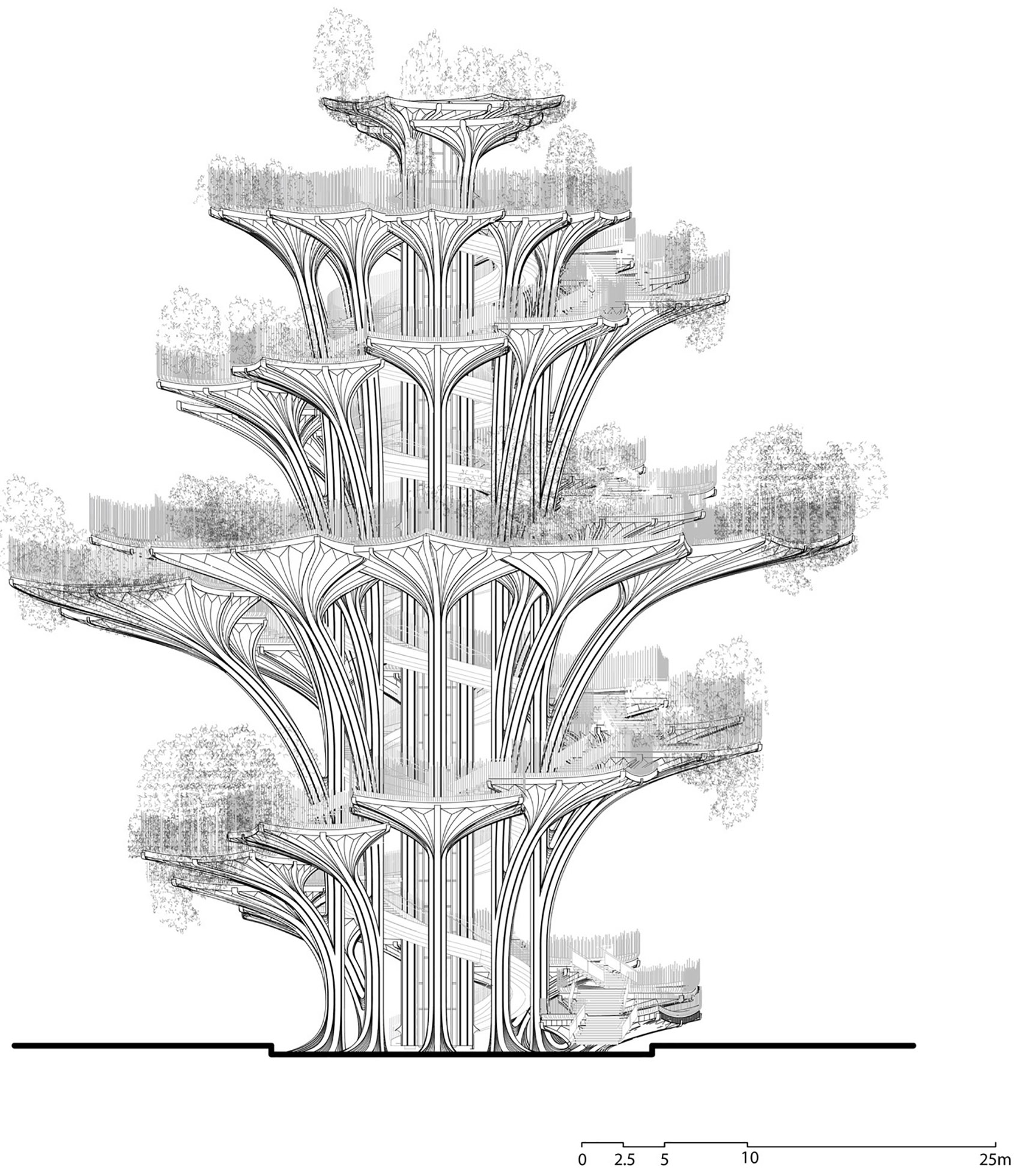 西安CCBD（中央文化商务区）丨中国西安丨Heatherwick Studio-78