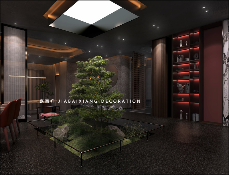 贵州茅台镇凡酝时尚餐厅设计-12