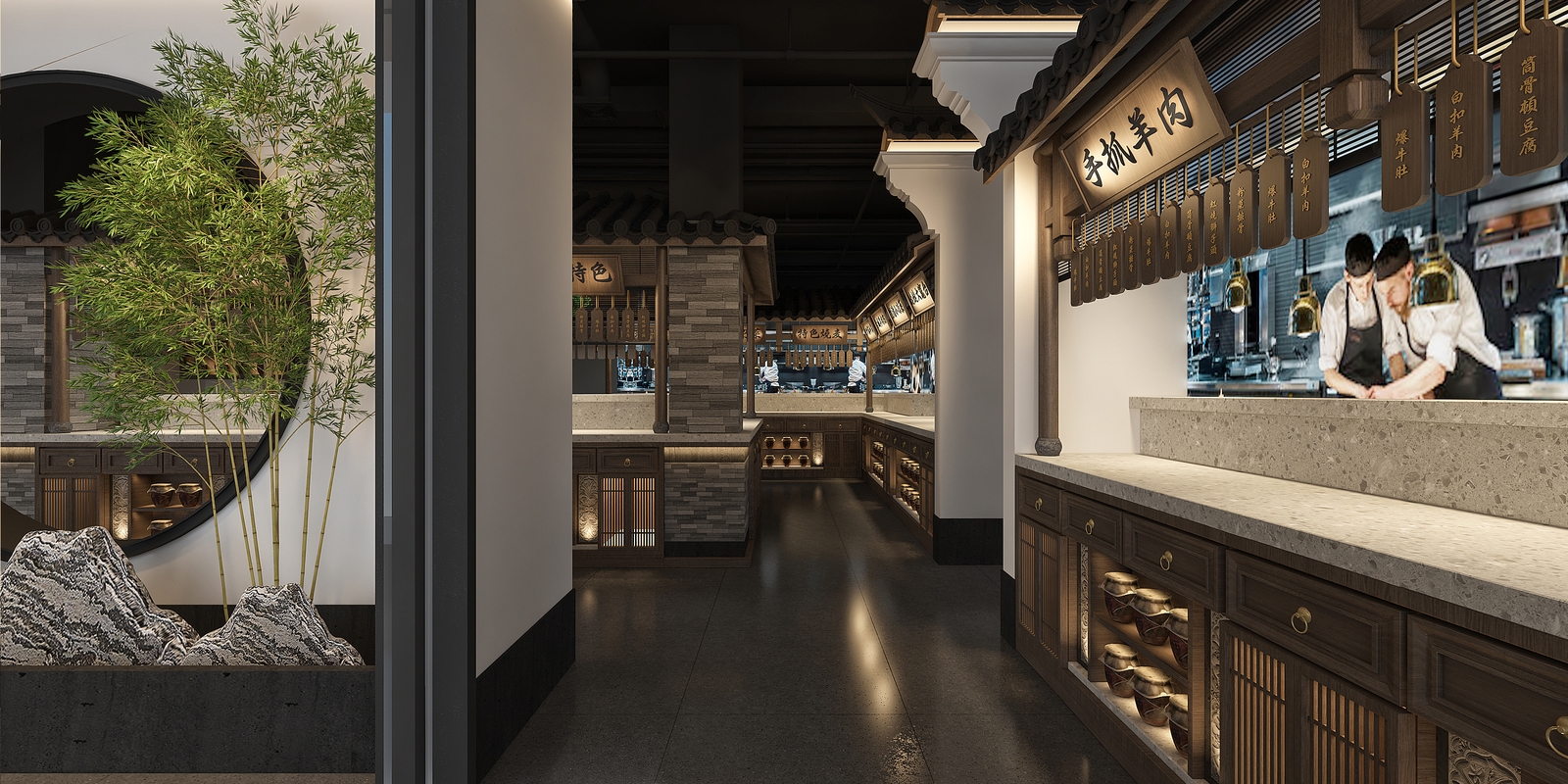 志合中餐厅设计丨中国固原丨贵阳餐厅设计公司-11