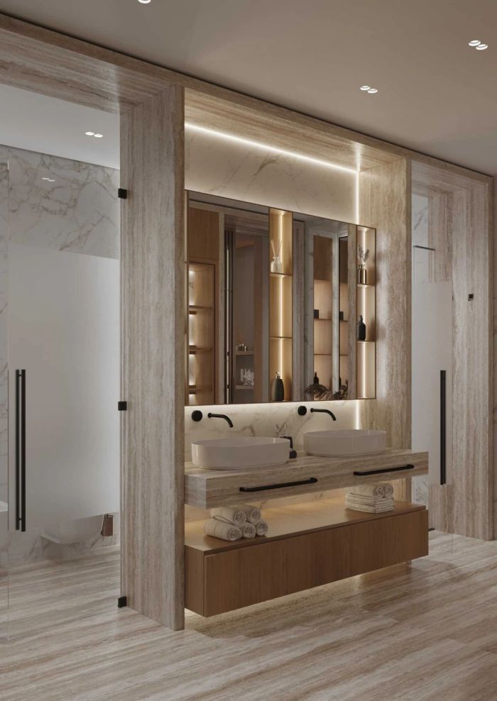 原木空间现代住宅丨Ab Architects-40