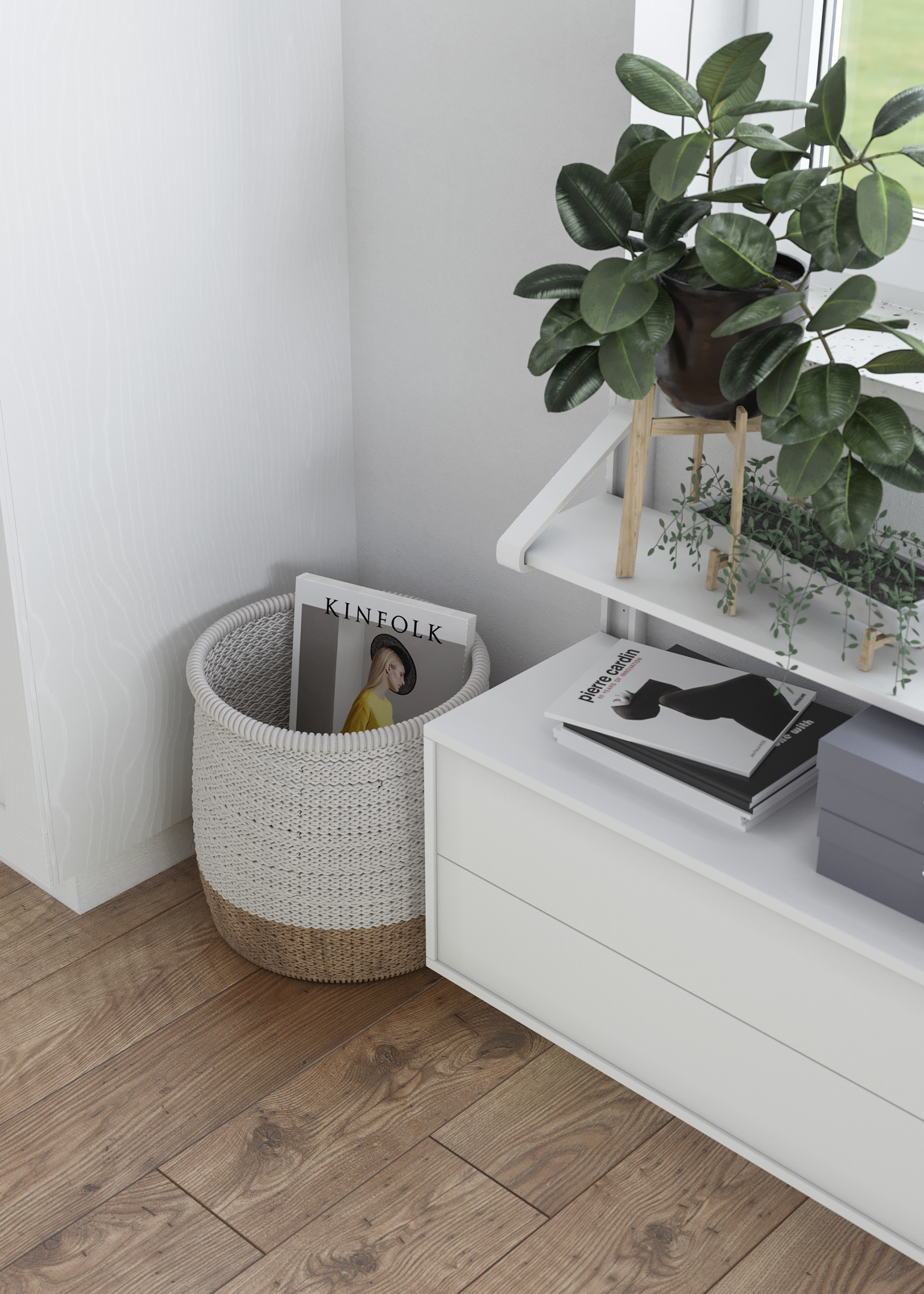 Guryevskaya Sloboda 村 3 号住宅室内设计丨Sergey Kachalov-7