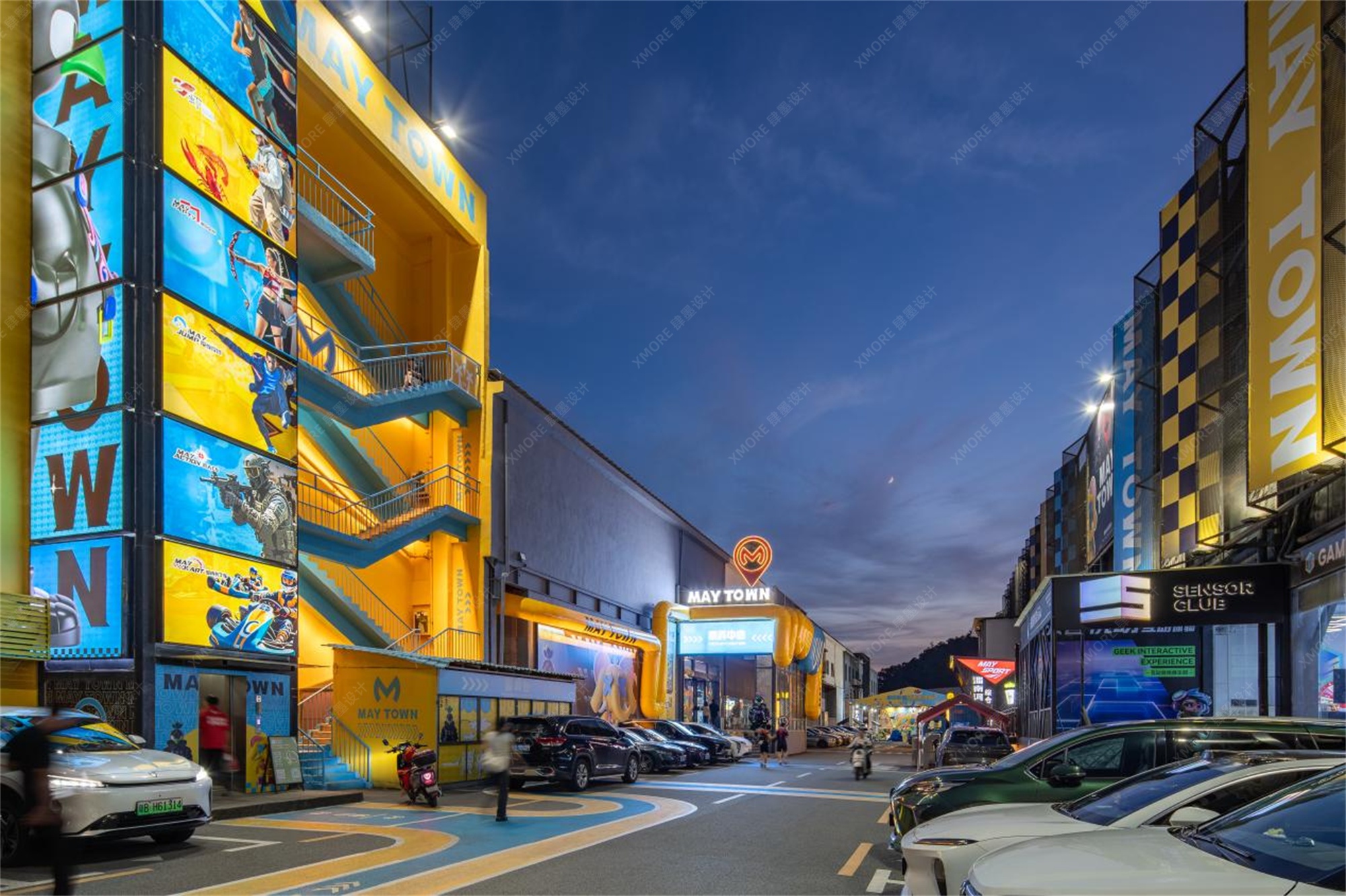 深圳湄南河商业街区美陈设计丨中国深圳丨肆墨商业街区美陈设计公司-50