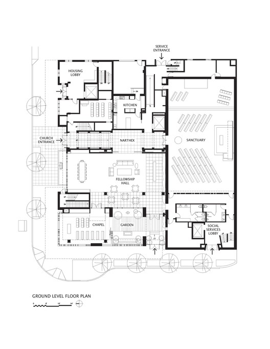 Seattle 市中心的 Gethsemane 路德教会更新设计-22