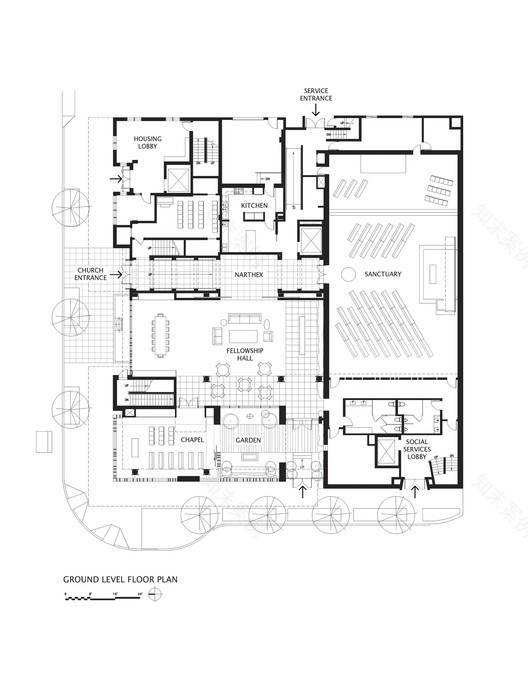 Seattle 市中心的 Gethsemane 路德教会更新设计-22