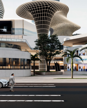 混合用途塔楼（商业与住宅）