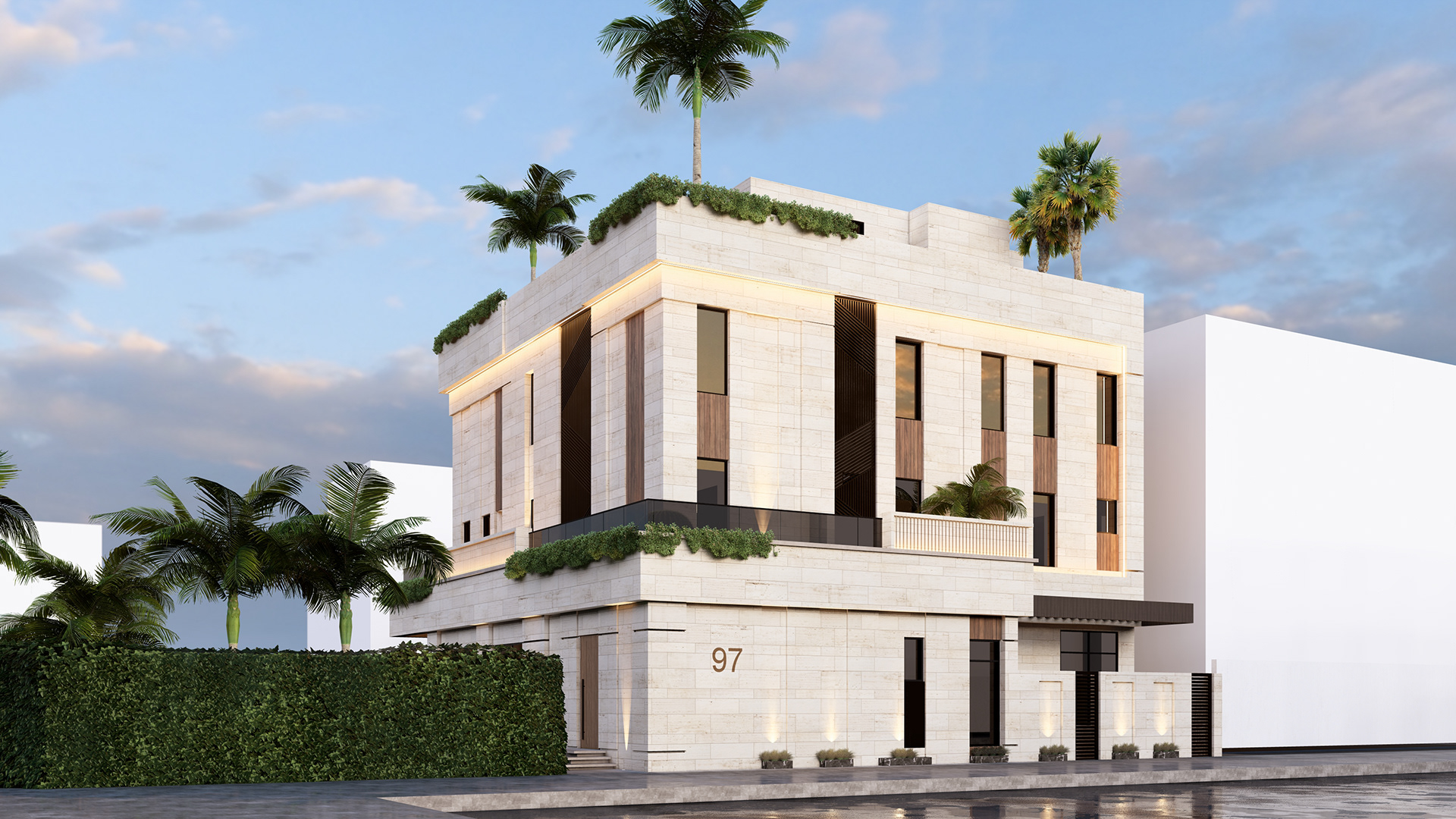 科威特现代当代别墅-4