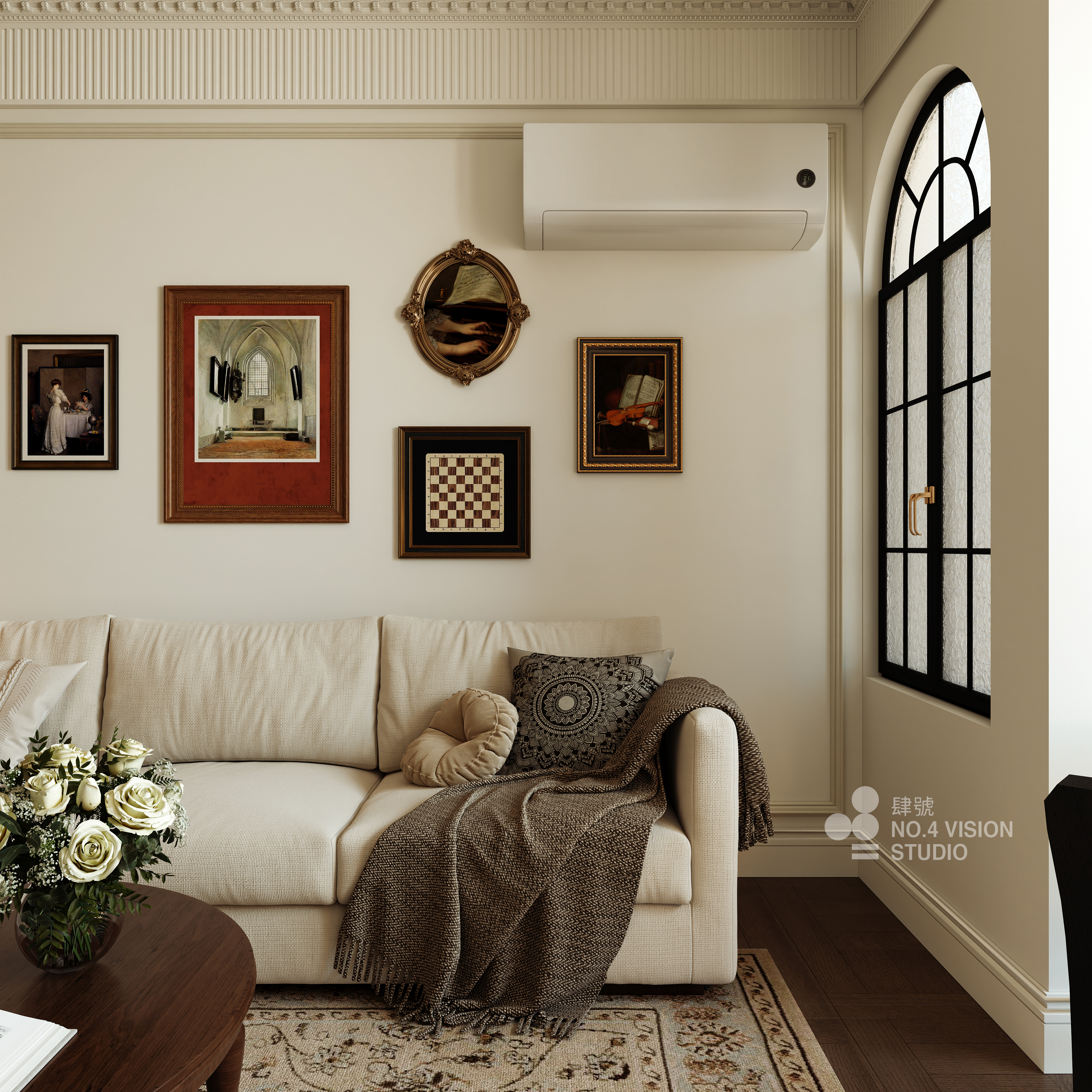 法式小户型方案-6