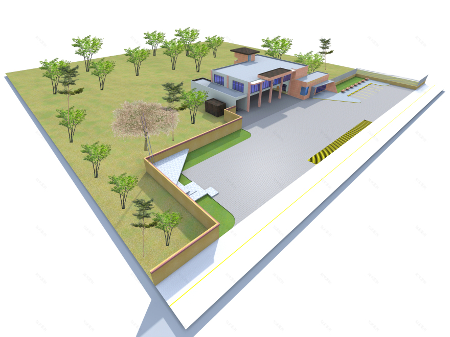 Mateare 消防站 | 现代简约的消防安全空间-2