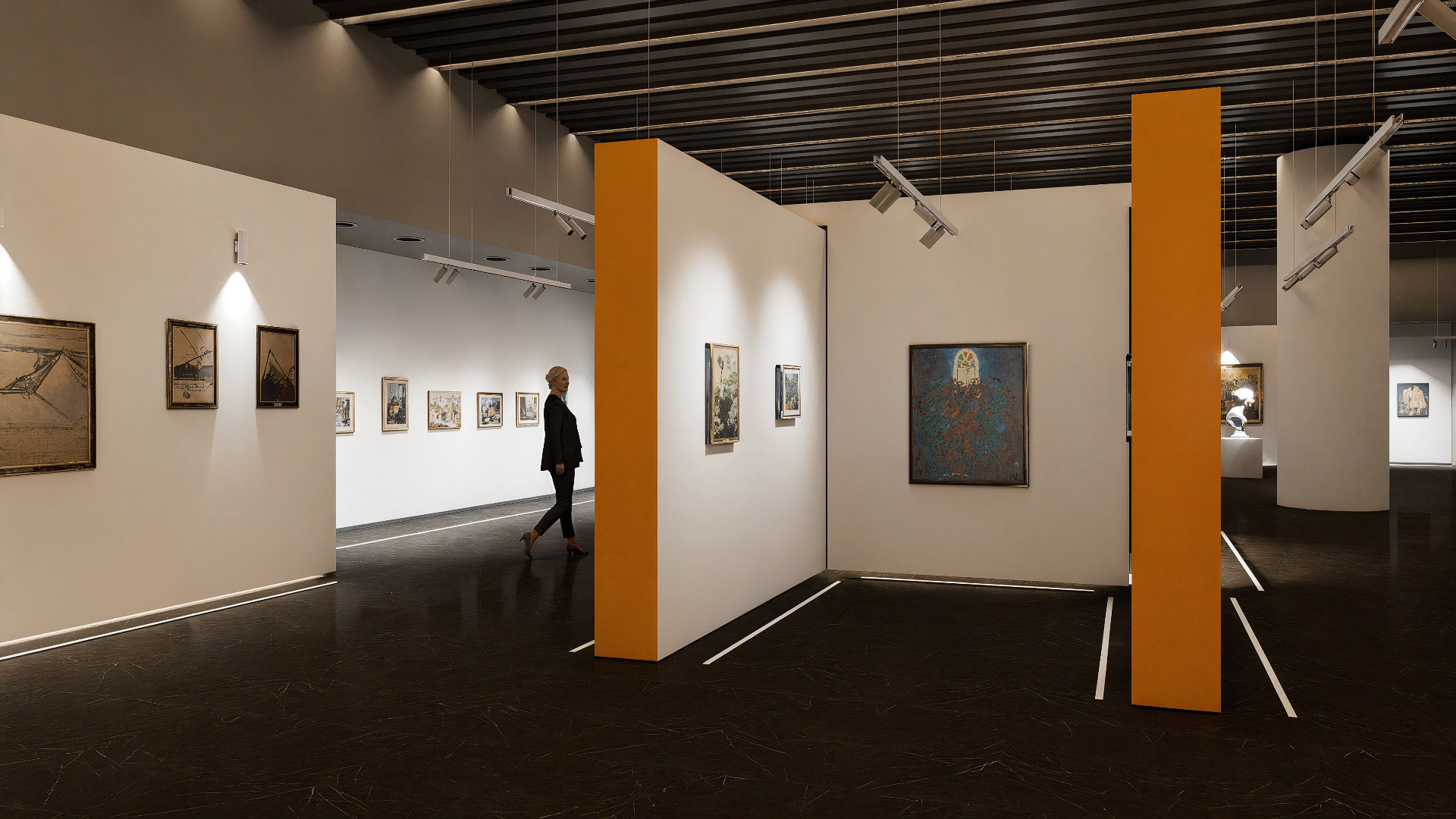 VakıfBank Art Gallery Concept | Modular Exhibition-7