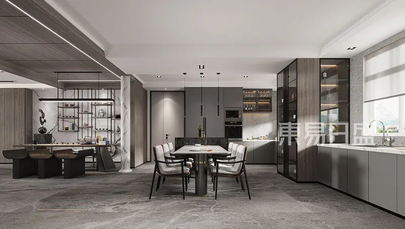 188㎡简约风格大平层装修,安宁和畅的居住理想-19