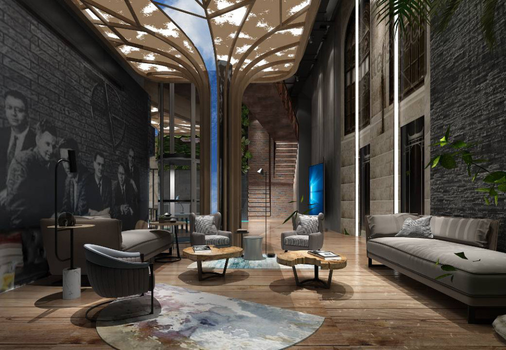 微软上海总部办公楼室内设计-1