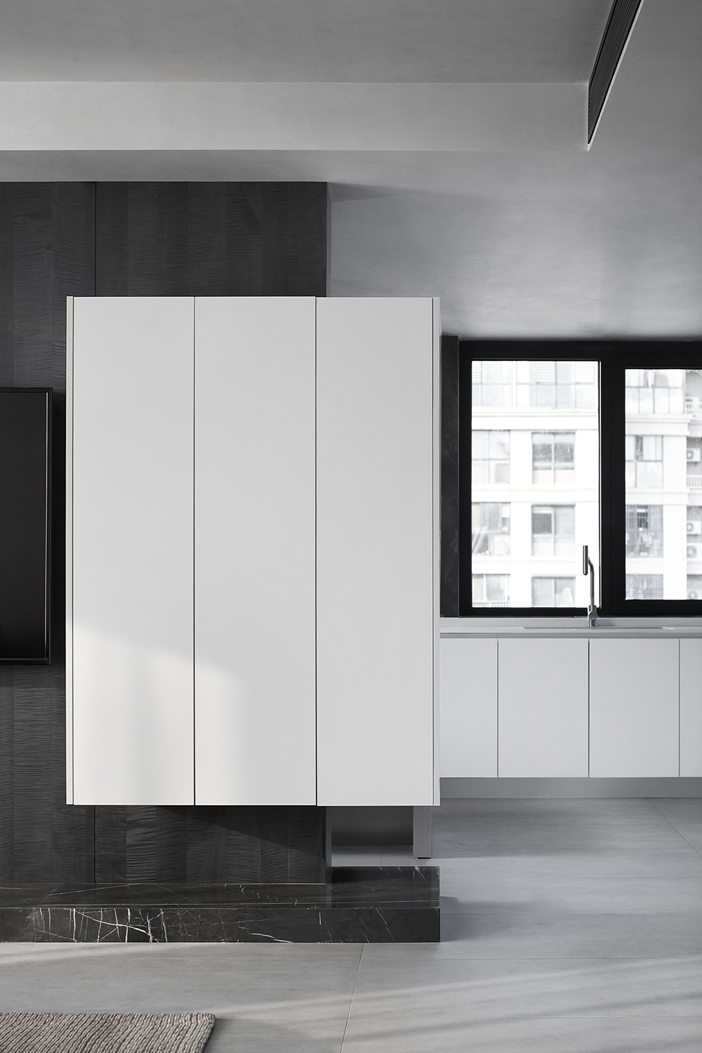 极简黑白,打造轻盈自在的生活空间丨中国淮安丨CX.D 辰夏空间规划-12