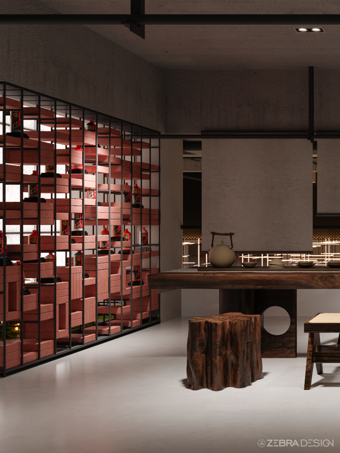 云間会 · 红酒主题的复合式空间设计丨中国桂林丨斑马设计事务所-47