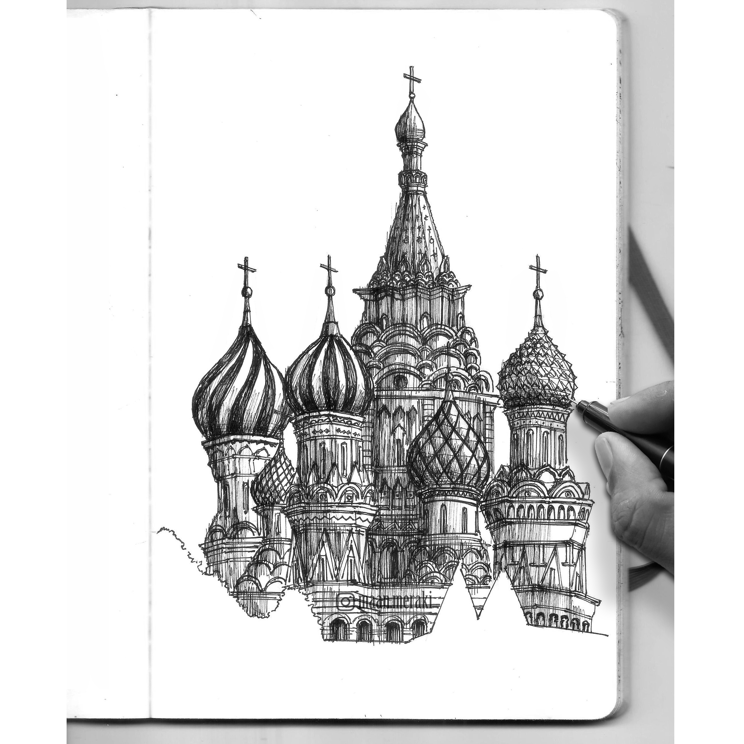 Pen and Ink Architecture Sketches-15