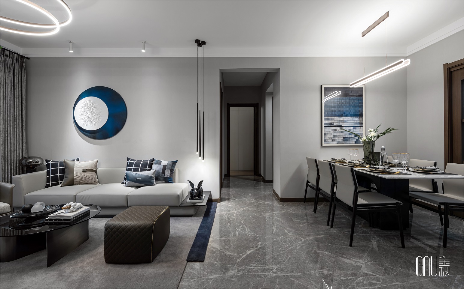 【GNU新作】 重庆·永川万科城 |深邃蓝，理性美-9