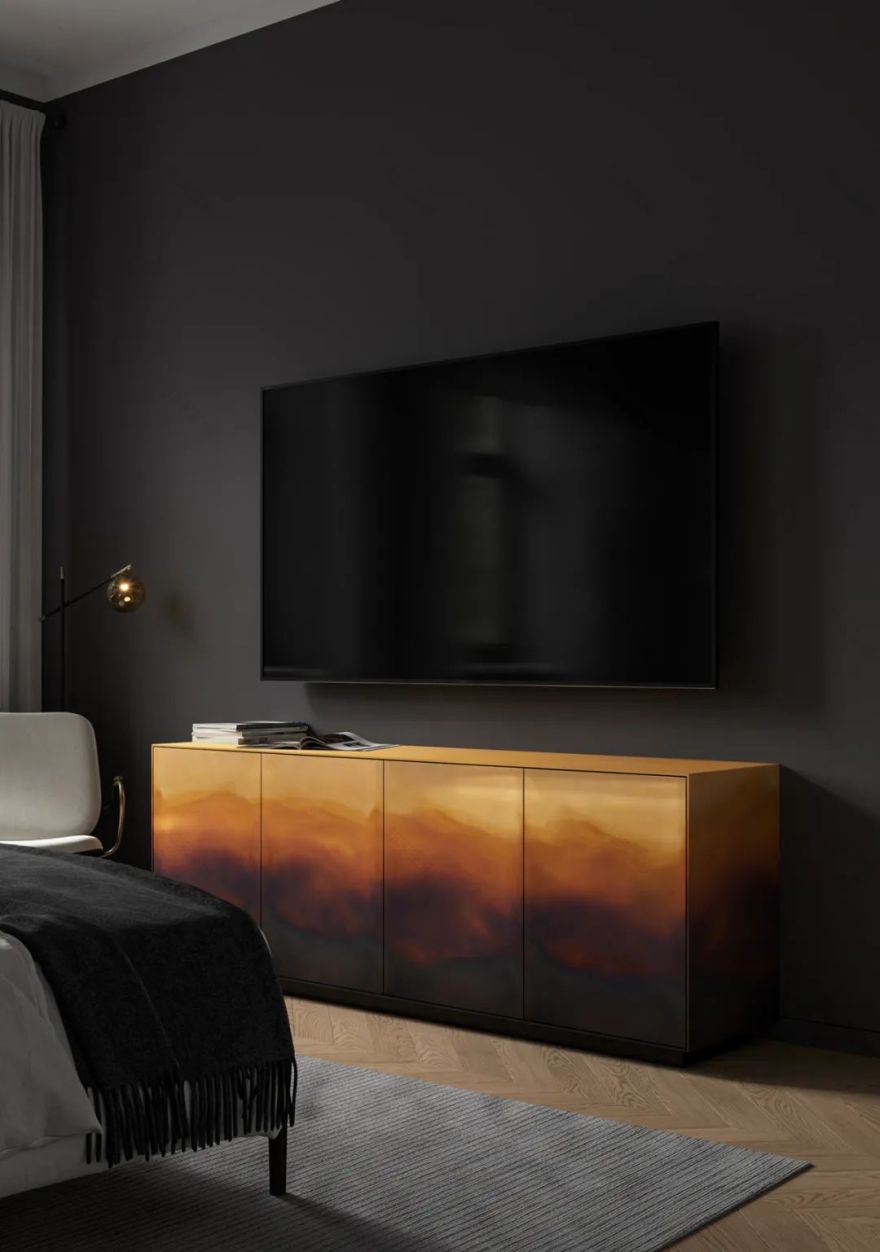 莫斯科 106㎡现代简约家居,融入苏联构成主义风格-64