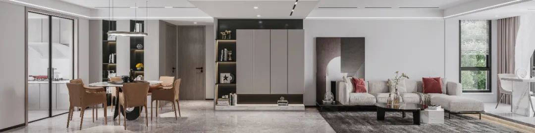 现代简约风格的艺术生活空间丨中国台州丨品东装饰-7