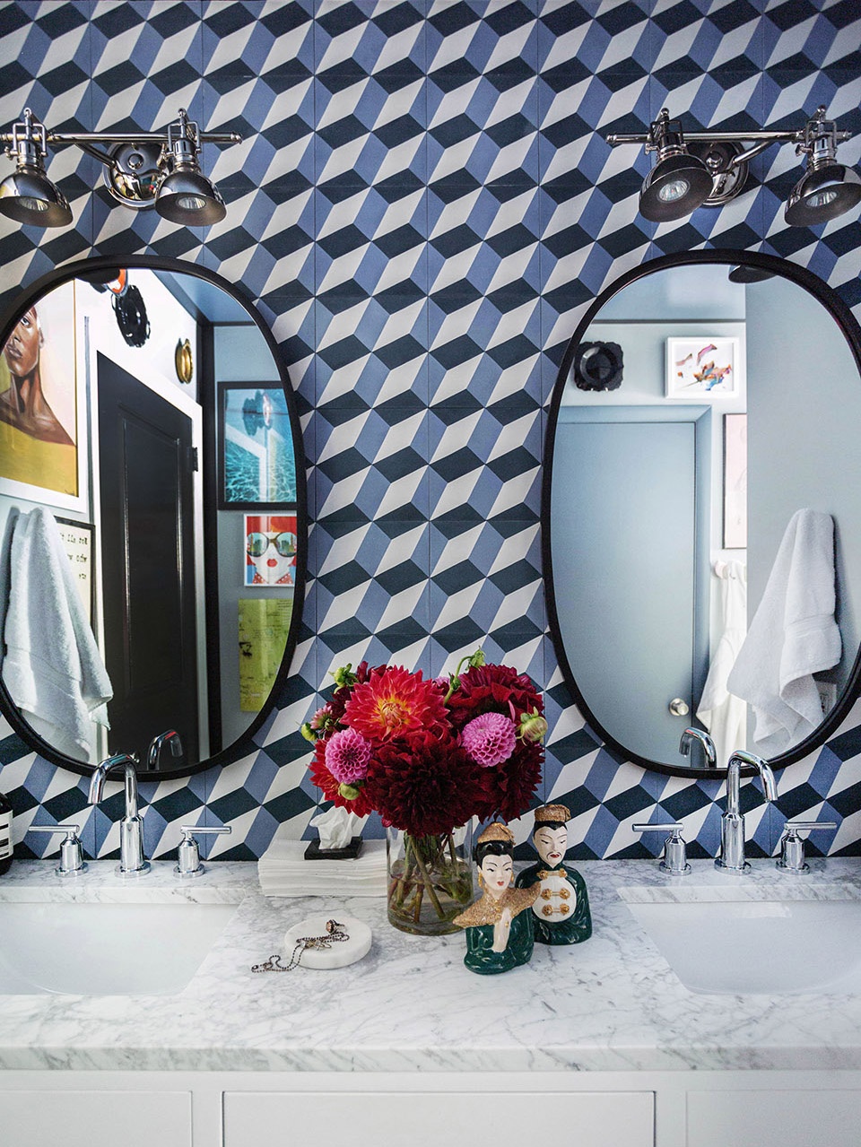 纽约设计师 Crystal Sinclair 私宅 | 自然元素与个性空间的完美融合-46