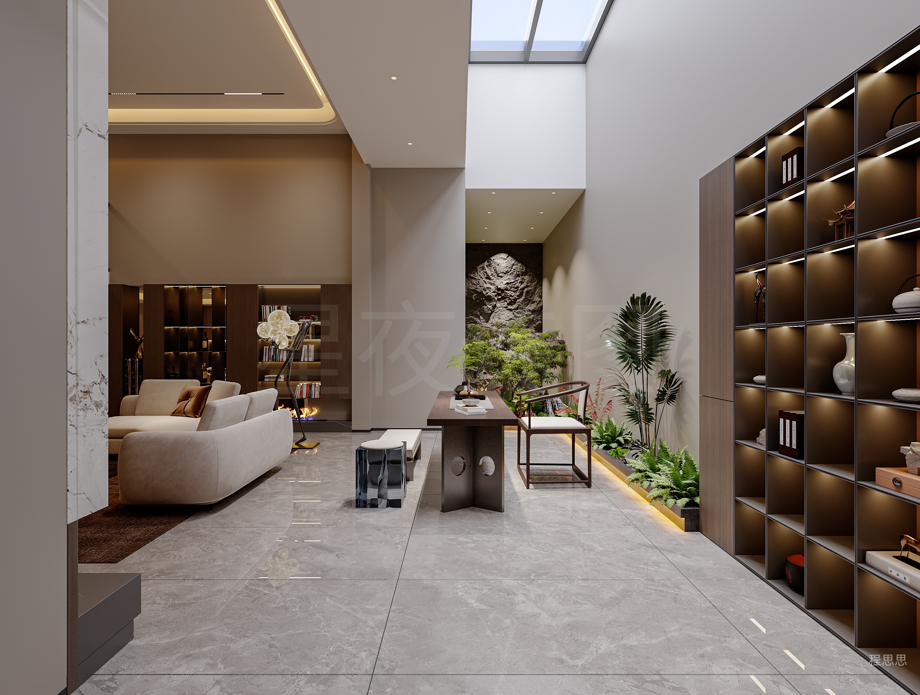 现代轻奢宅，每一帧都是优雅的具象化-3