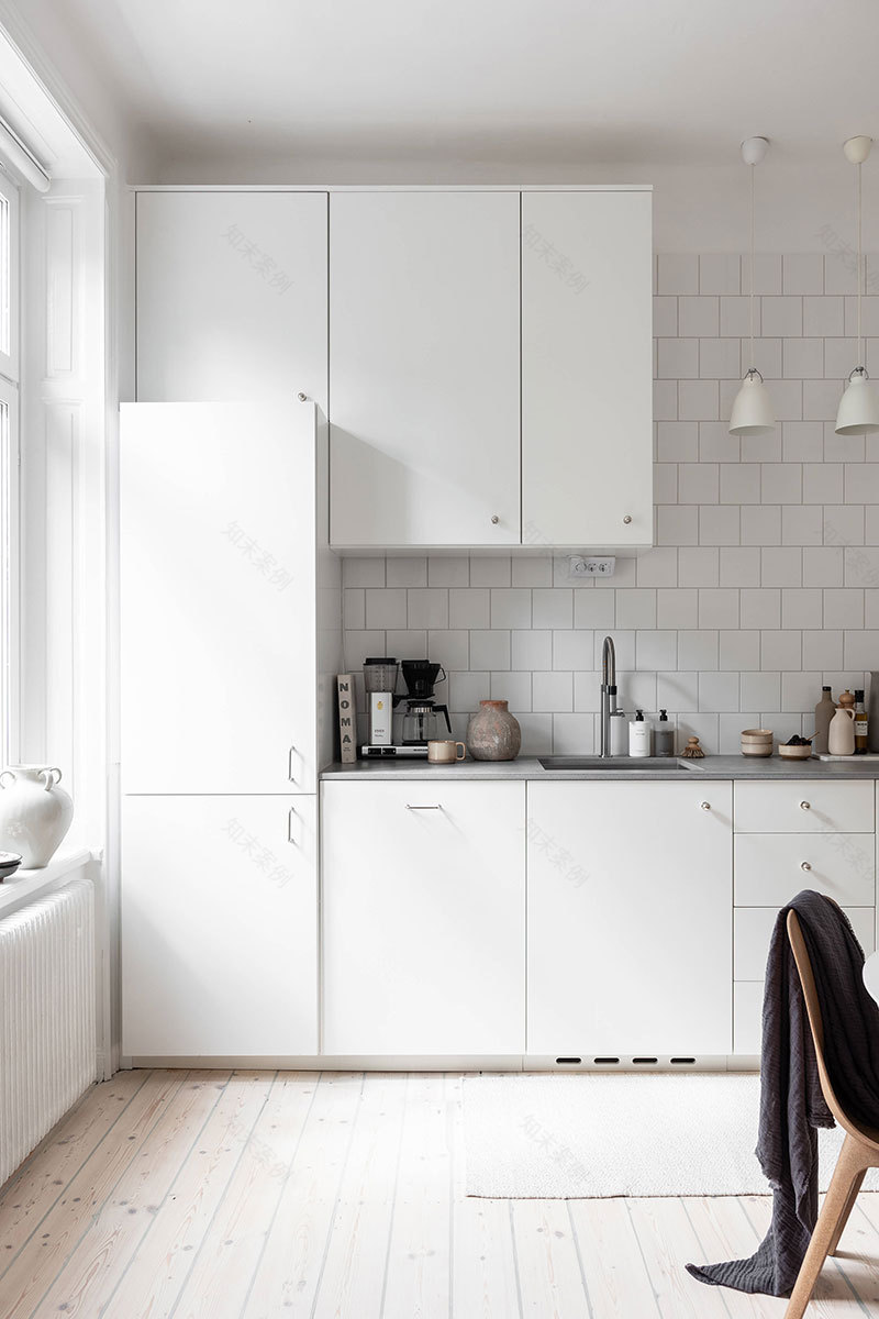 斯德哥尔摩 44 平米雅致小公寓,极简设计放大空间-5