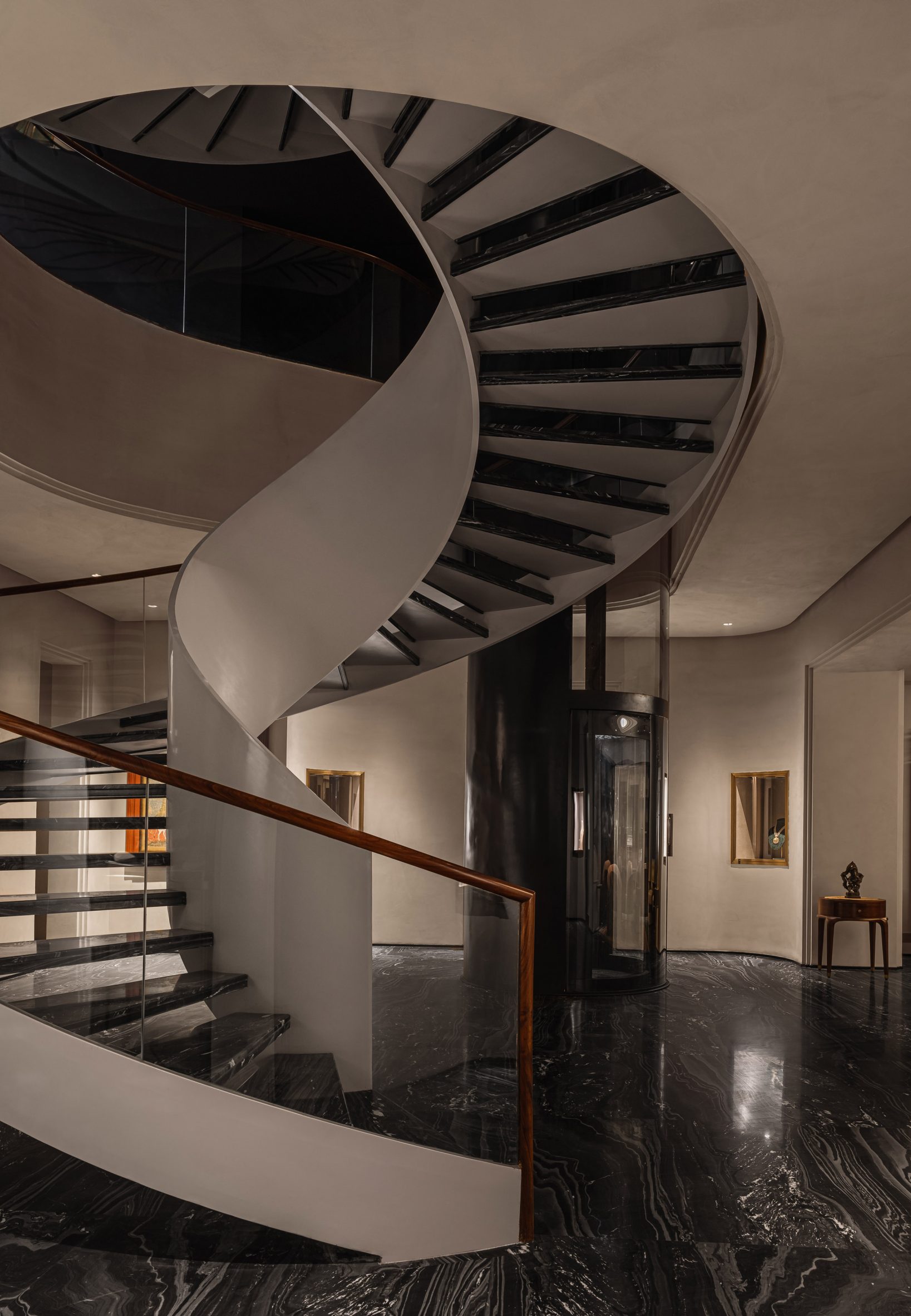 Studio Lotus wraps stone lattices around museum-cum-jewellery store in Jaipur-21