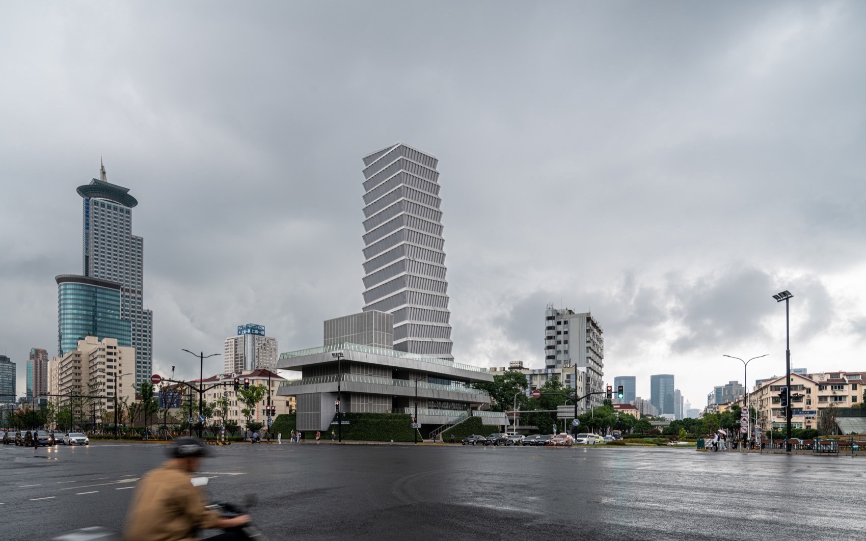 东西通道东方路风塔及轨道交通14号线浦东大道站风井丨周蔚,张斌,致正建筑工作室-44