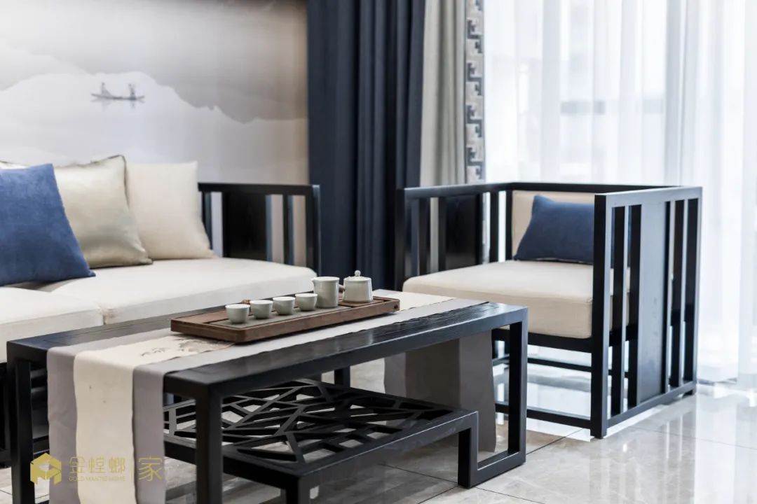 116㎡新中式设计 ▏烟雨入江南 山水如墨染-30