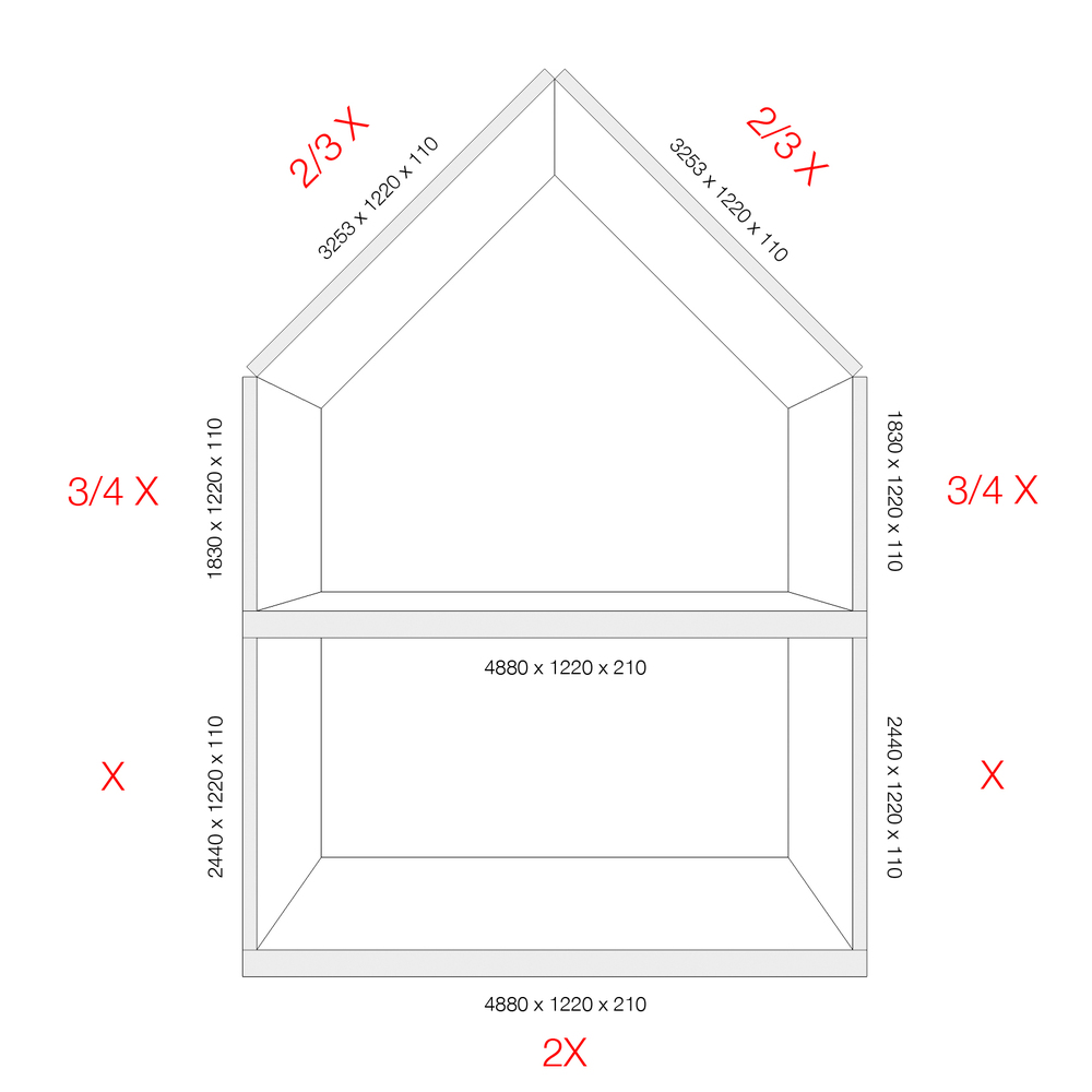 斜向模块化住宅 | 智利 Shotgun House-56