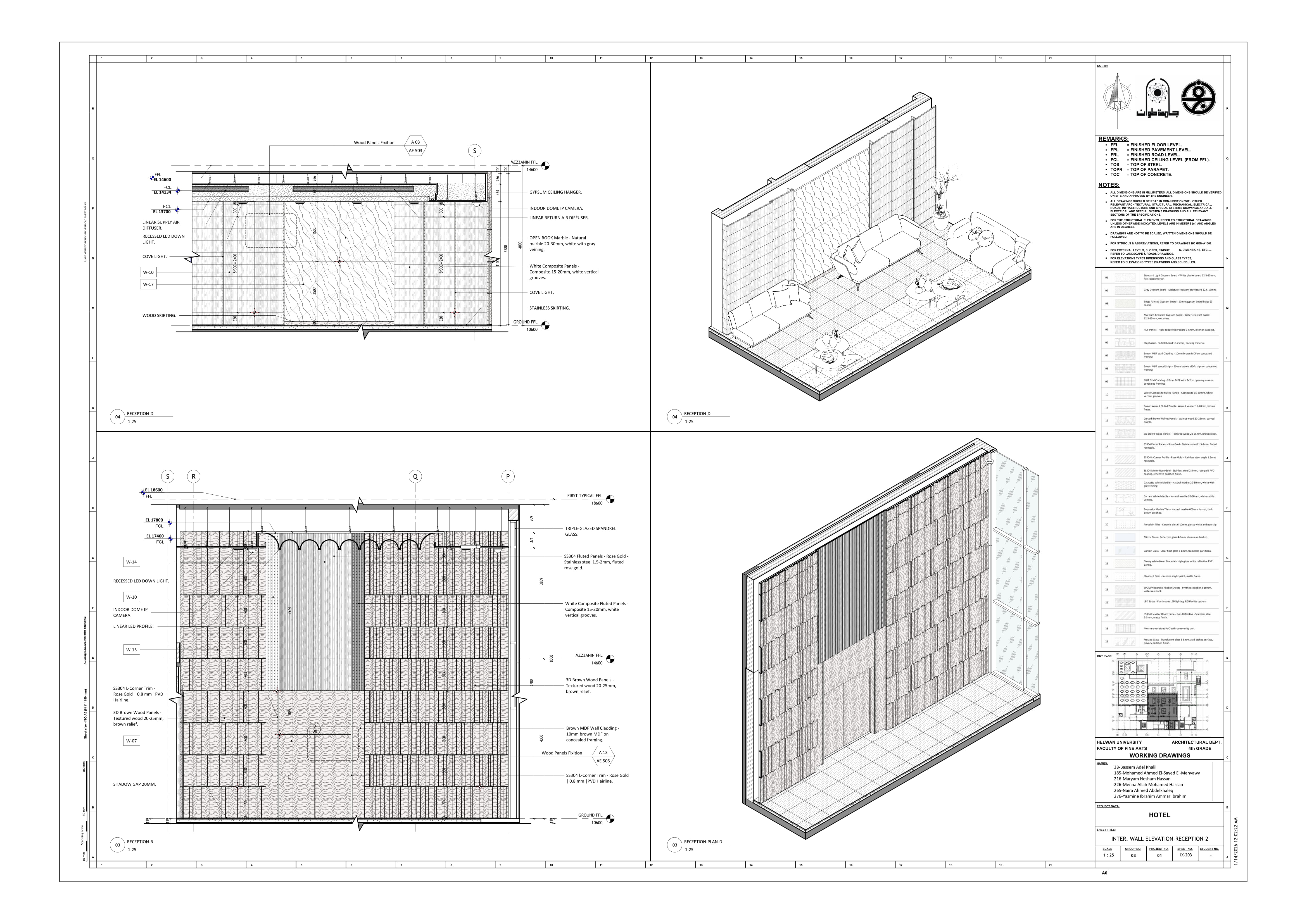Blue Hotel | 3-Star Hotel Working Drawings-72