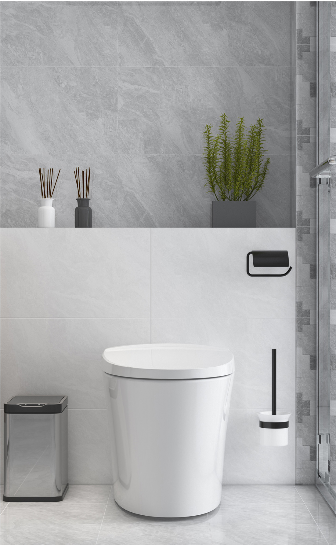 3·8㎡,# G1427101V2 北欧简约质感小浴室设计丨鸽盟·厨卫改造家-15