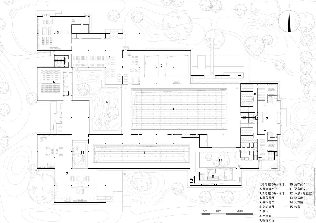 襄汾星原泳馆丨中国山西丨九七华夏KAI建筑工作室Atelier KAI Architects-139